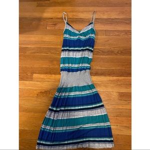 United colors Benetton jersey dress M green blue